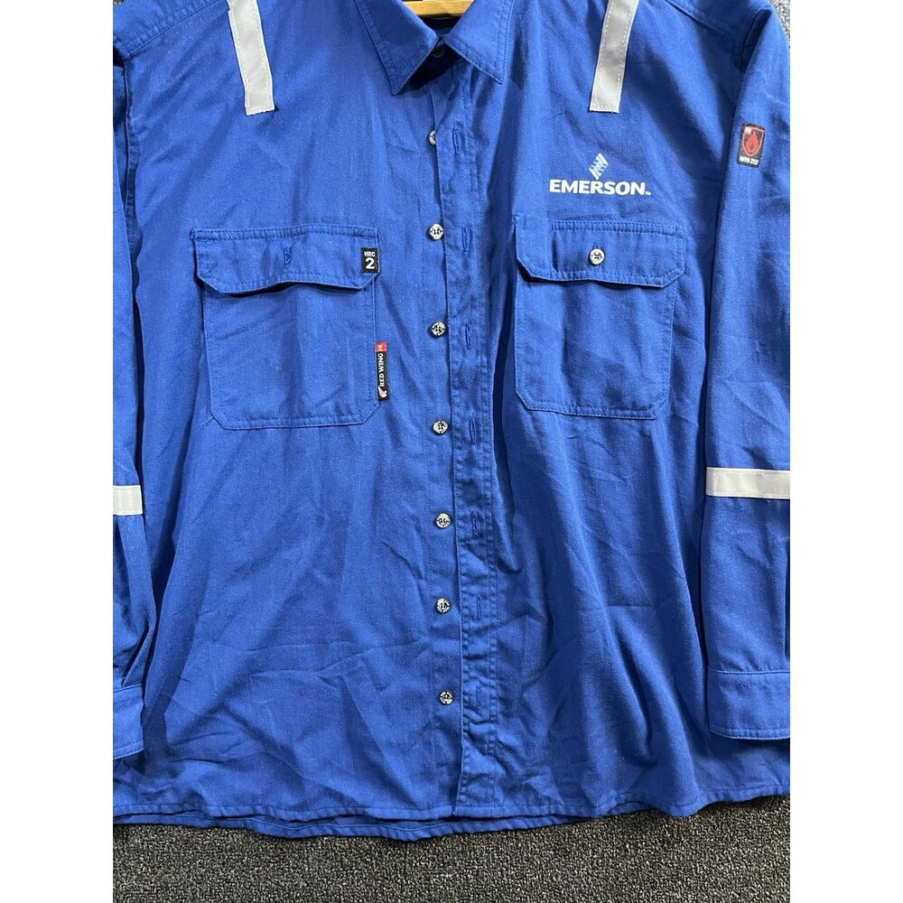 Red Wing FR Fire Resistant NFPA 2112‎ Long-Sleeve Workwear Shirt Men's XXXL - Picture 9 of 14